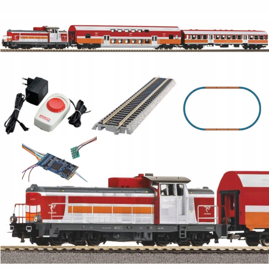 PIKO 57114 , Zestaw startowy Polregio SM42 , 1/87 H0 , z dekoderem Dźwięku DCC